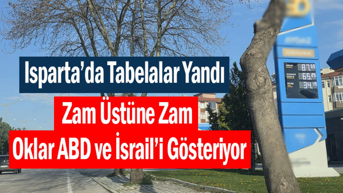 Akaryakıtta Zam &Uuml;st&uuml;ne Zam: Oklar ABD ve İsrail&rsquo;i G&ouml;steriyor