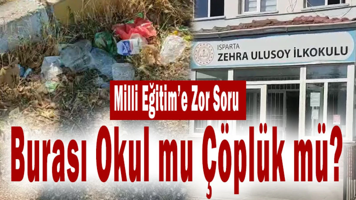 &ldquo;Burası Okul mu, &Ccedil;&ouml;pl&uuml;k m&uuml;?&rdquo; Zehra Ulusoy İlkokulu &Ccedil;evresine Tepki
