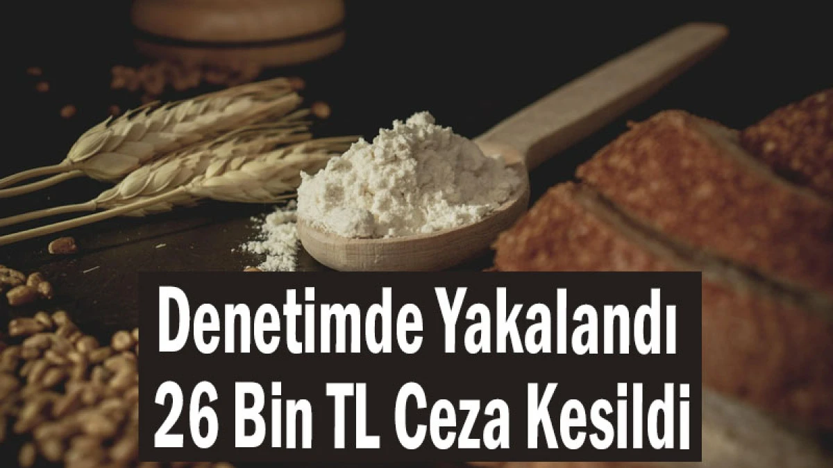 Denetimde Yakalandı 26 Bin TL Ceza Kesildi
