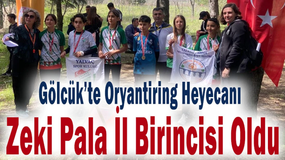 G&ouml;lc&uuml;k&rsquo;te Oryantiring Heyecanı: Zeki Pala İl Birincisi Oldu