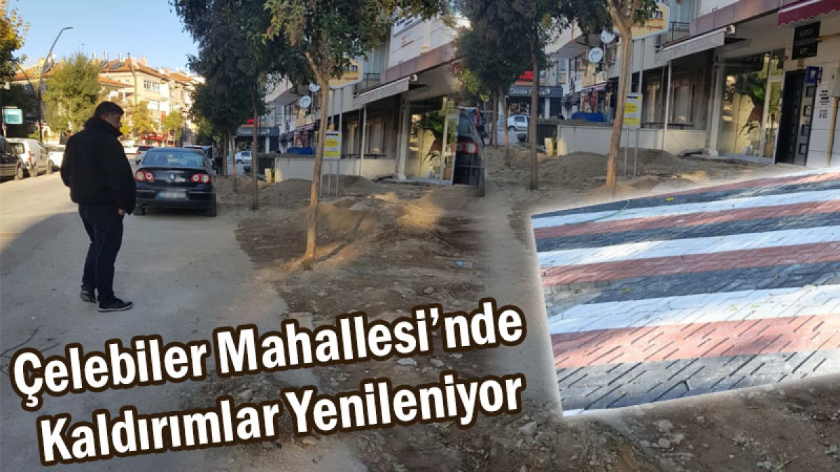 Isparta Belediyesi’nden Modern Kaldırımlar