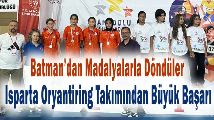 Isparta Oryantiring takımlarından b&uuml;y&uuml;k başarı