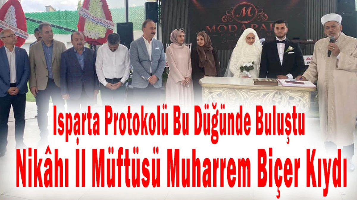 Isparta Protokol&uuml; Buluştu! Rabia ile Ali Furkan Mutluluğa "Evet" Dedi