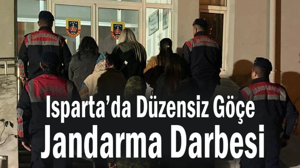 Isparta&rsquo;da D&uuml;zensiz G&ouml;&ccedil;e Jandarma Darbesi