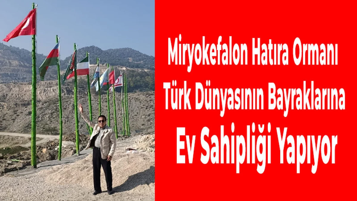 Isparta&rsquo;da T&uuml;rk D&uuml;nyasının Bayrakları G&ouml;ndere &Ccedil;ekildi