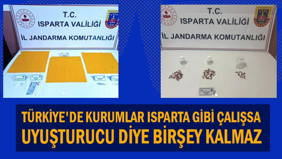 Isparta’da Uyuşturucu Operasyonu! 4 Şüpheli Tutuklandı