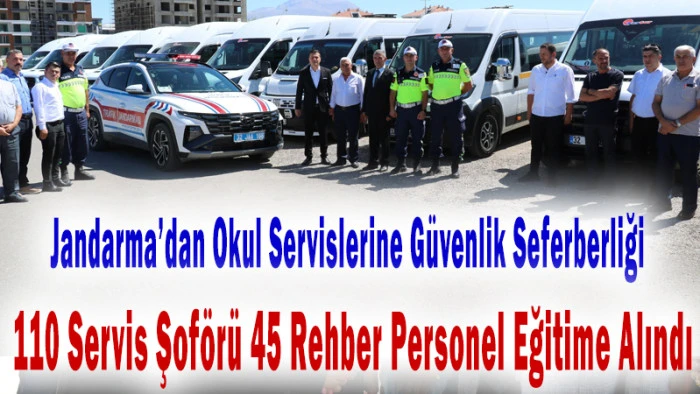 Jandarma&rsquo;dan Okul Servislerine G&uuml;venlik Seferberliği