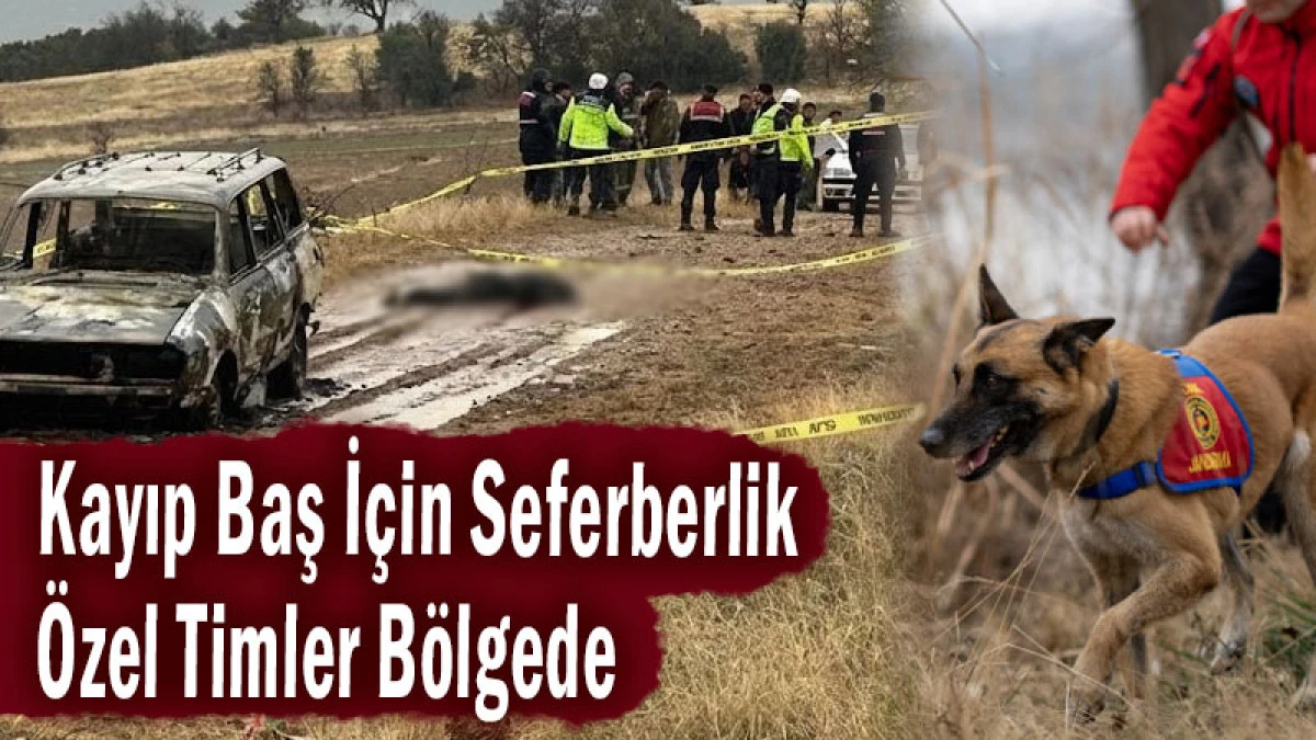 Kayıp Baş İ&ccedil;in Seferberlik! &Ouml;zel Timler B&ouml;lgeye Girdi