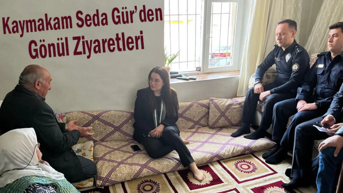 Kaymakam Seda G&uuml;r Sahada! Senirkent&rsquo;te Kapı Kapı Ziyaret