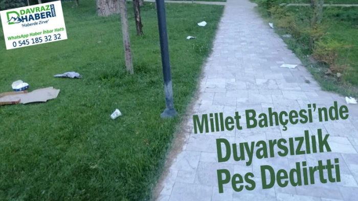 Millet Bahçesi’nde Duyarsızlık Pes Dedirtti
