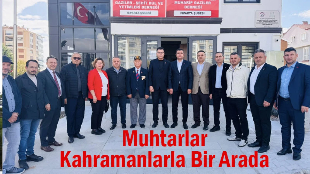 Muhtarlar, Kahramanlarla Bir Arada! Birlik ve Dayanışma Mesajı