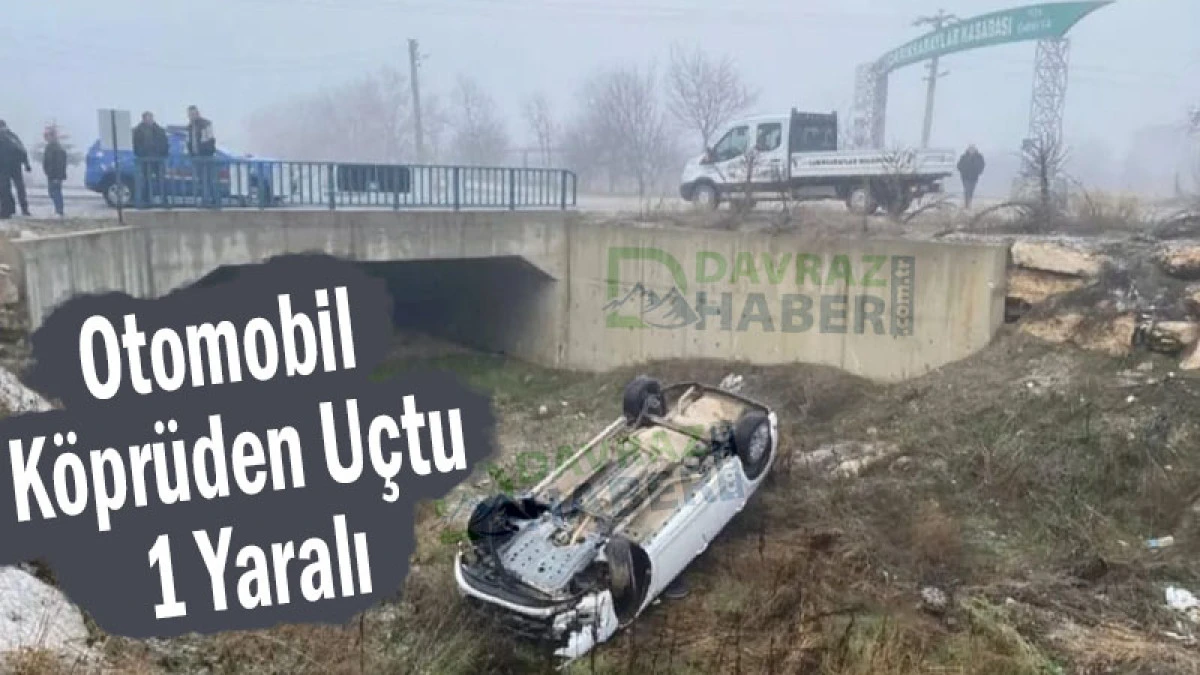 Otomobil K&ouml;pr&uuml;den U&ccedil;tu: 1 Yaralı