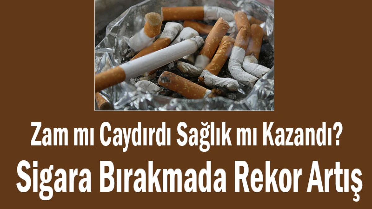 Sigara Bırakma Polikliniklerine Başvurular Y&uuml;zde 60 Arttı