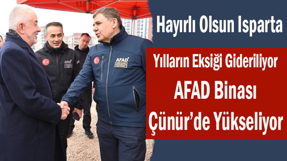 Uzun S&uuml;redir Yapılamayan AFAD Hizmet Binası &Ccedil;&uuml;n&uuml;r&rsquo;de Hayata Ge&ccedil;iyor