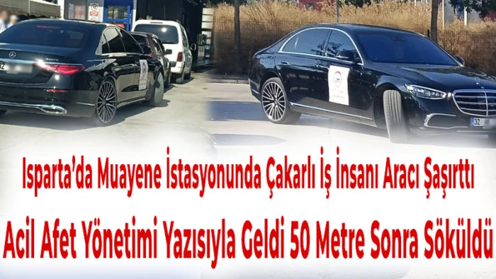 Vizeye &ldquo;Acil Afet Y&ouml;netimi&rdquo; Yazısıyla Geldi, 50 Metre Sonra S&ouml;k&uuml;ld&uuml;