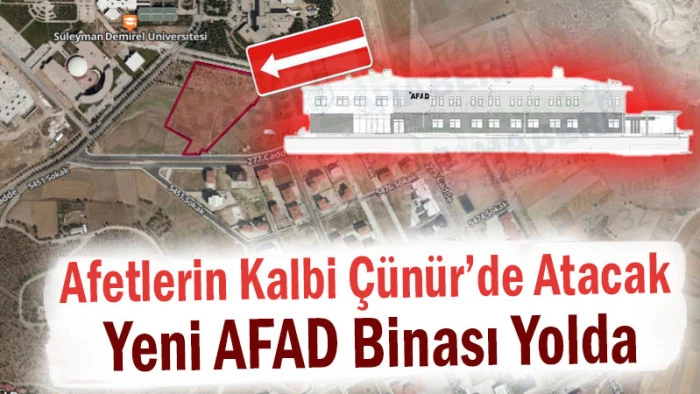 Yeni AFAD Binası Çünür'e Yapılacak