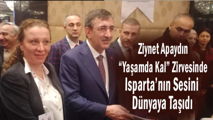 Ziynet Apaydın Yaşamda Kal Zirvesinde Isparta'nın Sesini Dünyaya Taşıdı
